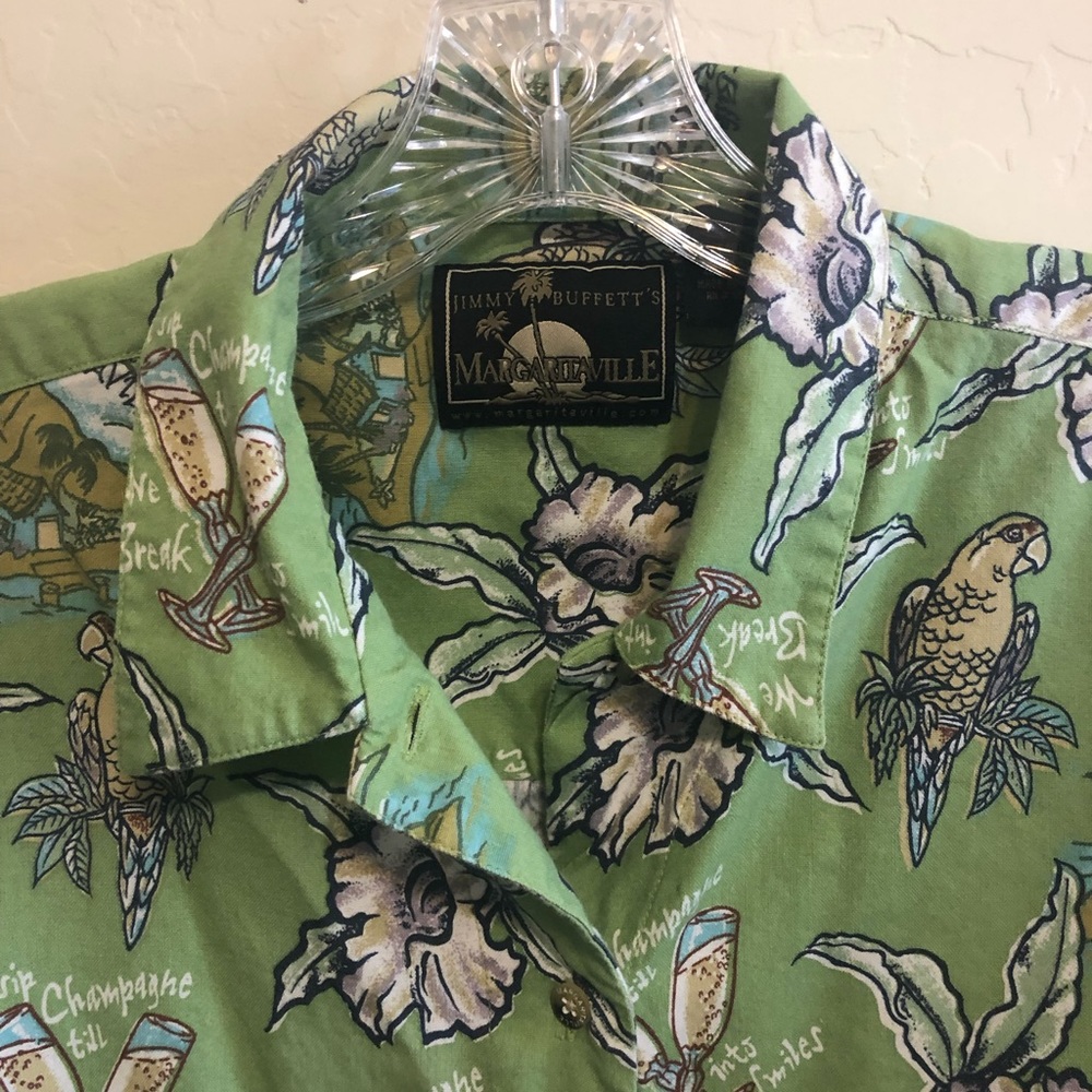 ********SOLD****Jimmy Buffet Margaritaville blouse - Picture 2 of 3